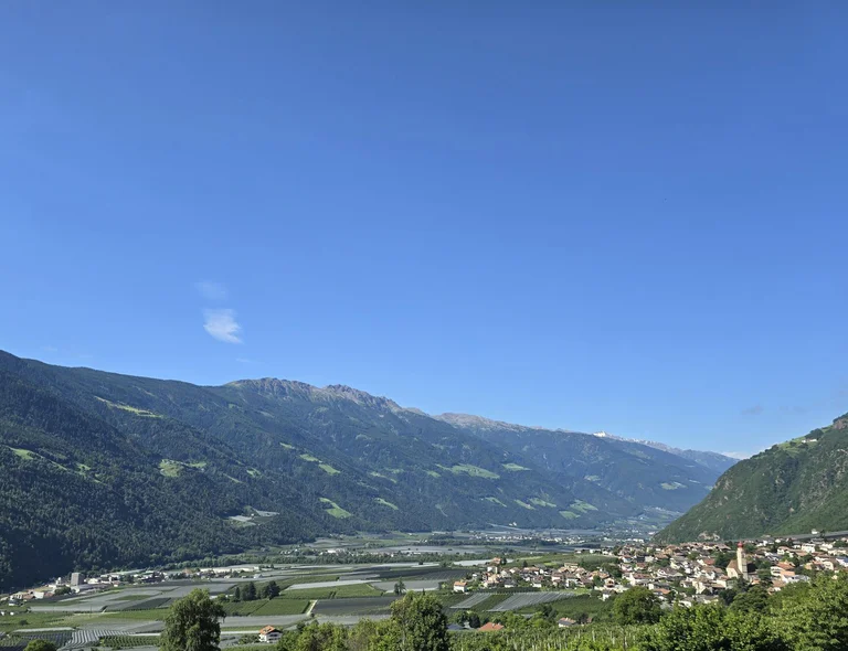 Aussicht nach Vinschgau (Foto), Burggrafenamt mit Meran und Nörderberg