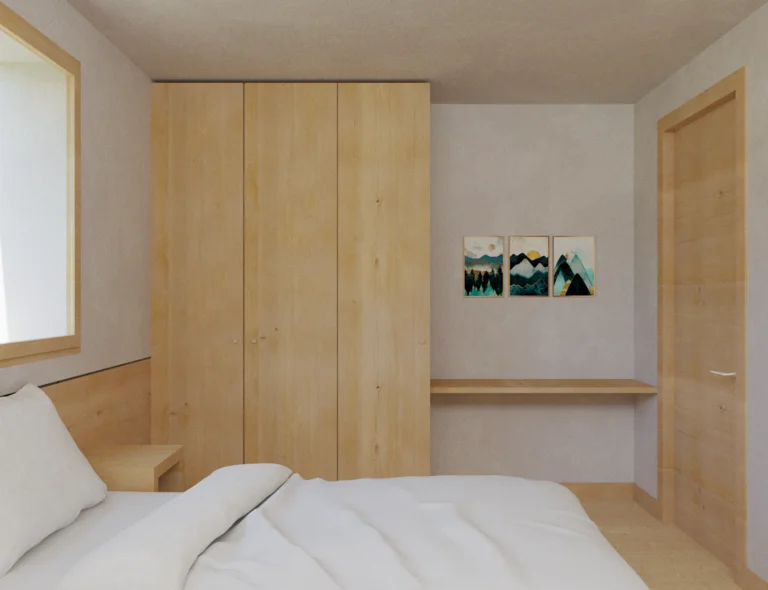 Zimmer (Nordosten) mit zwei zusammenschiebbaren Einzelbetten